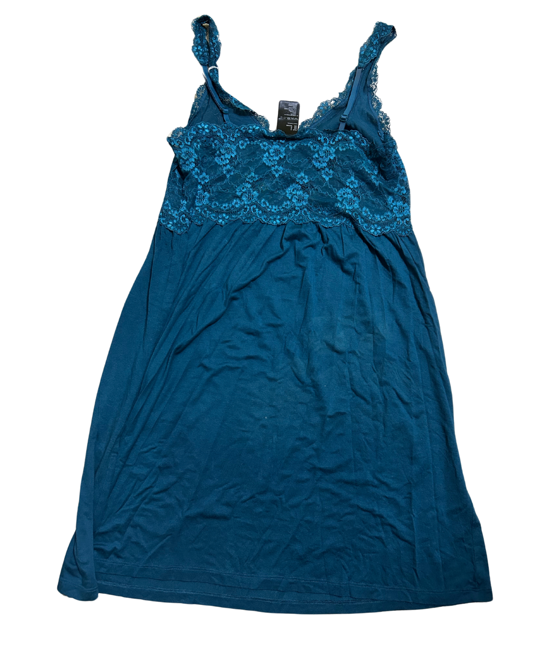 Blue Lace Detailed Dress
