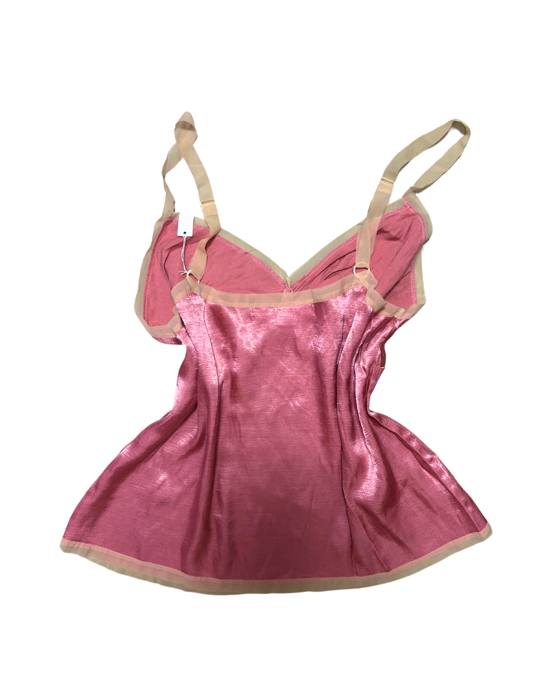 Silver Pink Cami Tank Top