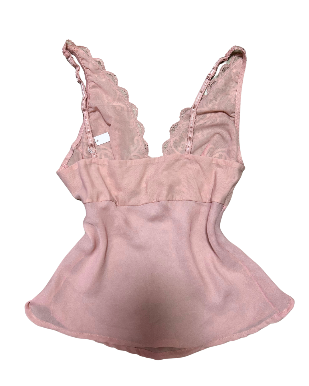 Pink V-neck Cami Tank Top