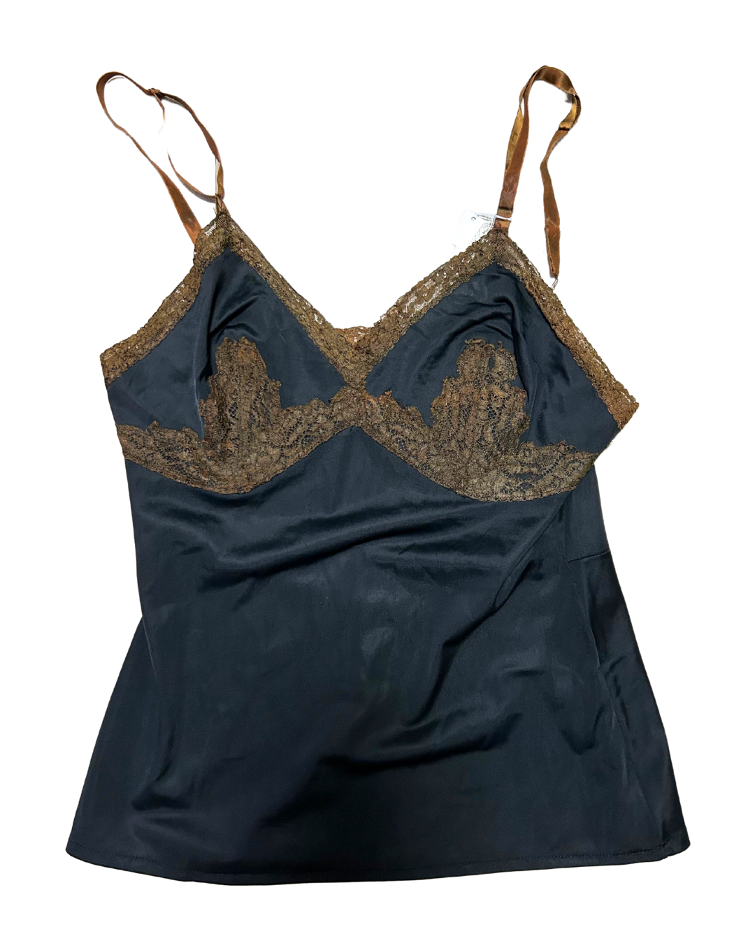 Black and Brown Cami Tank Top