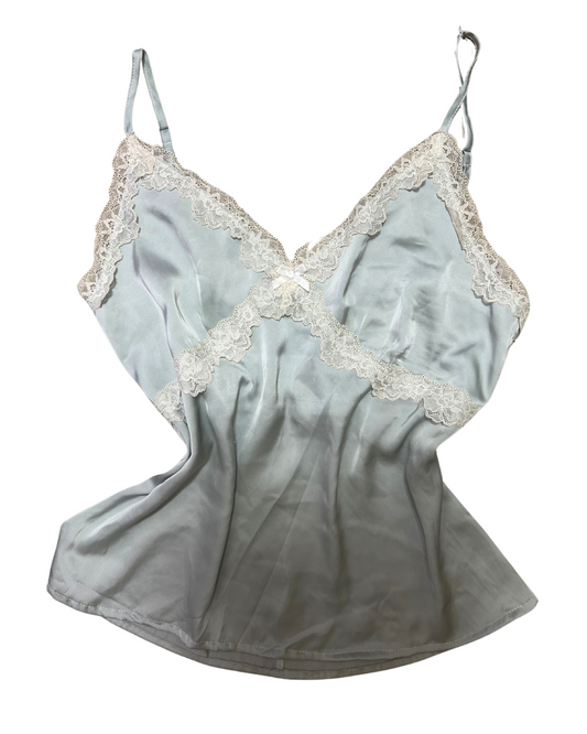 Baby Blue Lace Tank Top