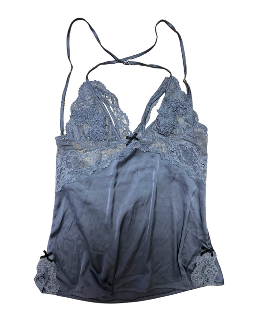 Blue Crossback Tank Top