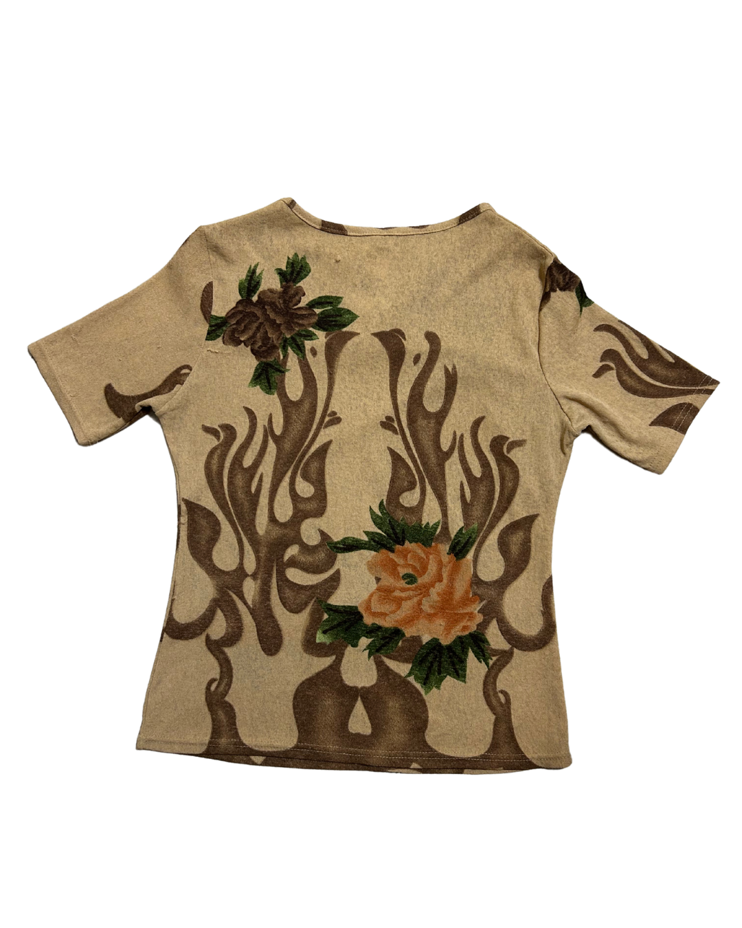 Floral Short Sleeves Top