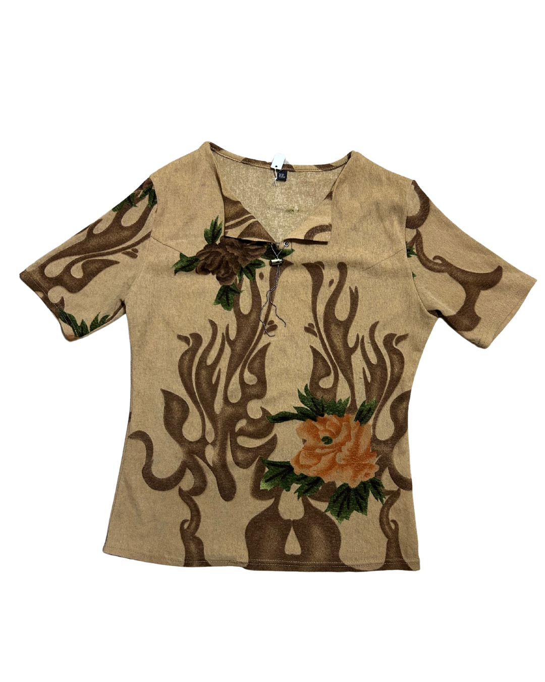 Floral Short Sleeves Top