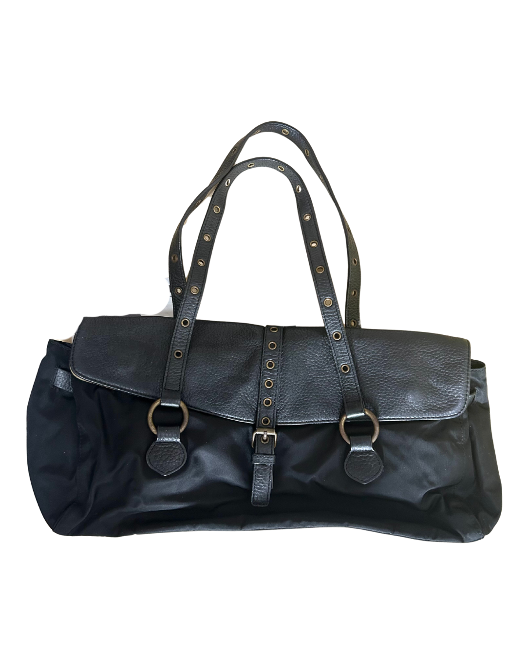 Black Baguette Bag